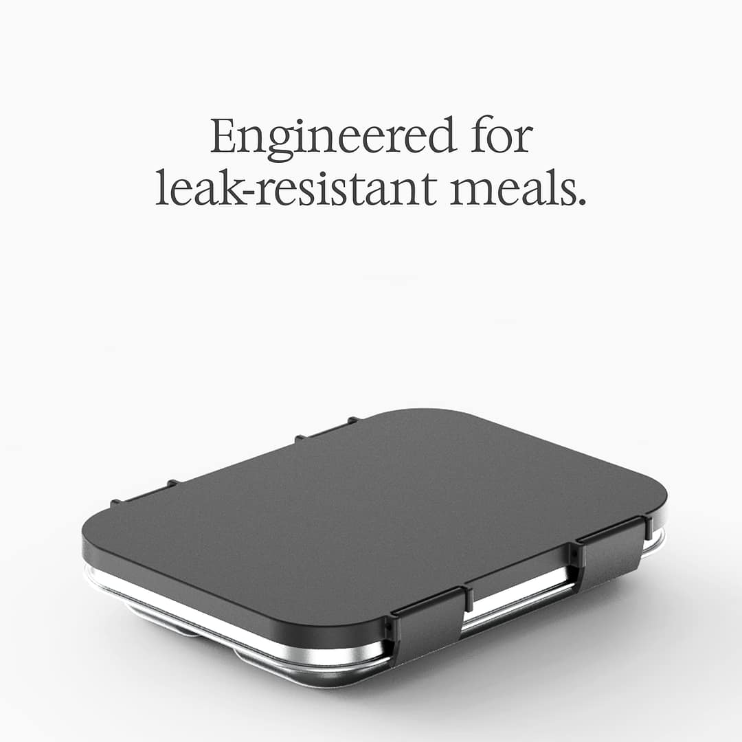 F8 Flavor8 Premium Stainless Steel Lunch Box | Leak-Proof Lid – 3 Compartments Tiffin Box - Image 10